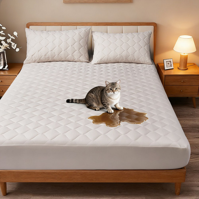 Unique Haven 매트리스커버 방수 침대커버 더블침대시트 프로텍트