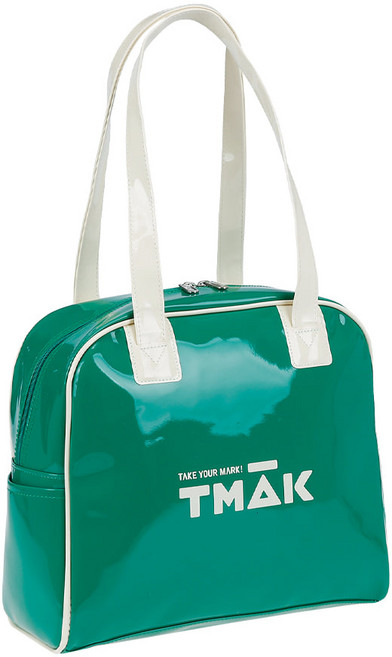 [티막] 애나멜소재의 스윔 숄더백 BKM4942, 블랙