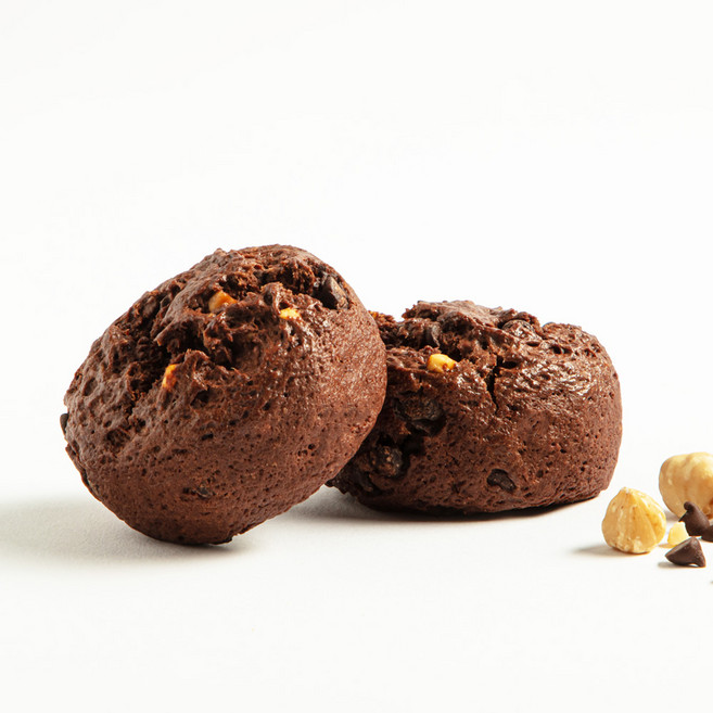 초코 헤이즐넛 스콘 100g 1.2kg 냉동생지 디저트 빵, 12개