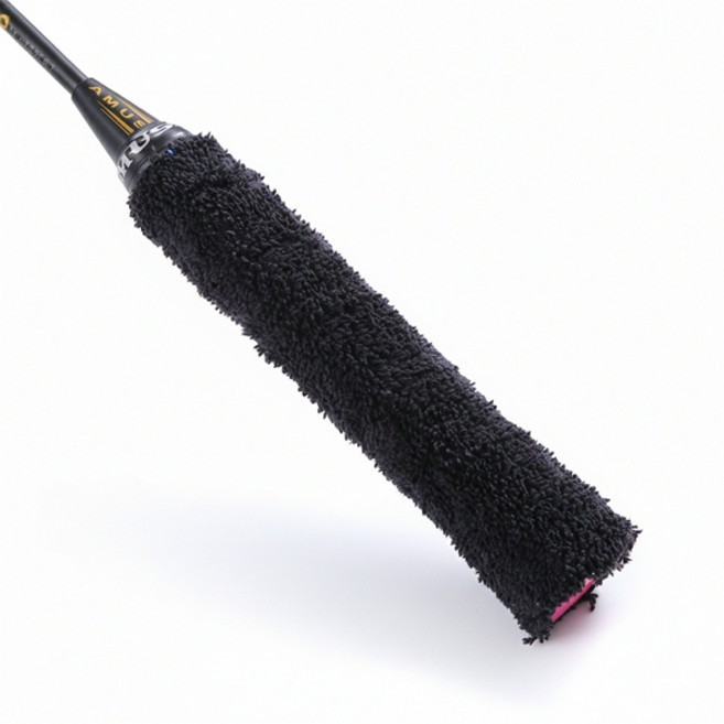 배드민턴 라켓 타올 수건 그립 극세사 손잡이, 블랙 076500CM