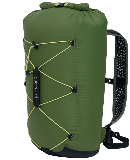 EXPED Cloudburst 輕量防水背包 25L/15L 防水係數PU10000 mm, 森林綠25L