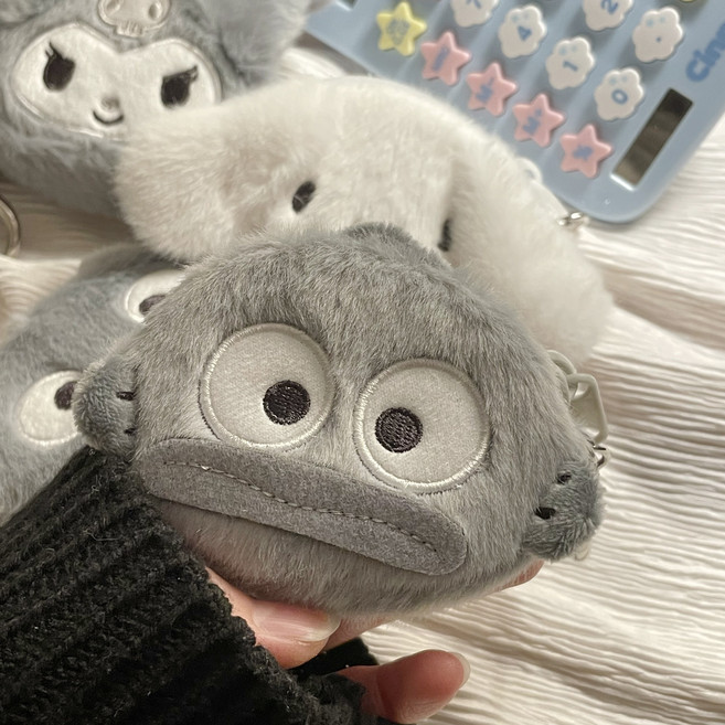 산리오 모노톤 미니 파우치 에어팟키링