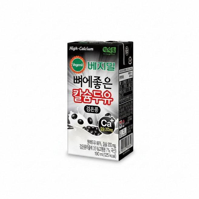 뼈에좋은 칼슘 두유 검은콩 190ml x 72팩, 72개