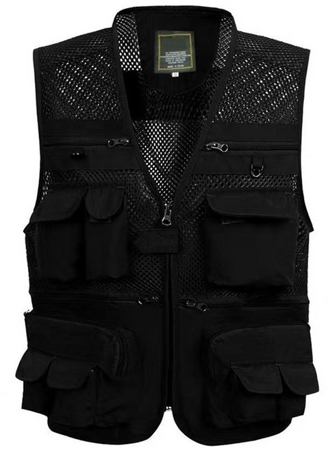 라라티와이 메쉬 타입 현장 근무 건설 등산 낚시 작업복 멀티 조끼