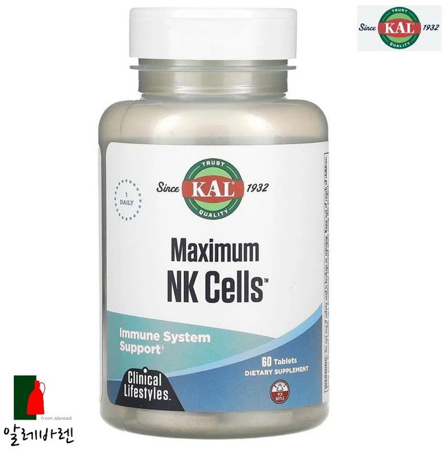 KAL 맥시멈 NK Cells 60정, 1개 - 쿠팡
