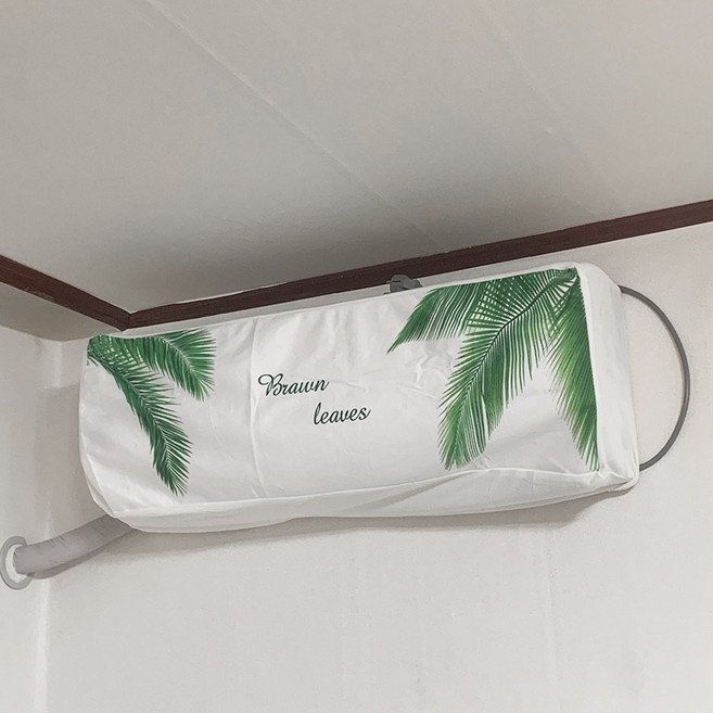 리예 3중직 에어컨커버 벽걸이 스탠드 스판 암막원단, 트로피칼