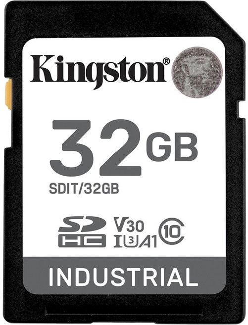 Kingston 金士頓 工業級 32G Industrial SDHC 記憶卡 高耐用 A1 U3 V30 大卡, 1個, 32GB