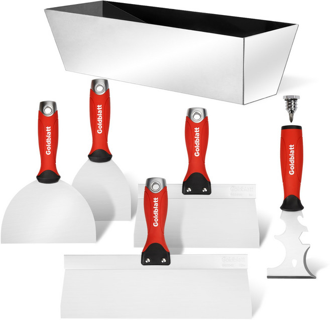 Goldblatt 스테인리스 헤라 스크리퍼 5종 나이프 세트, 1세트