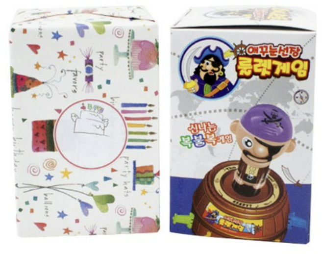 어린이집 생일선물 답례품 룰렛게임 2p, 혼합 색상 4개, 1개