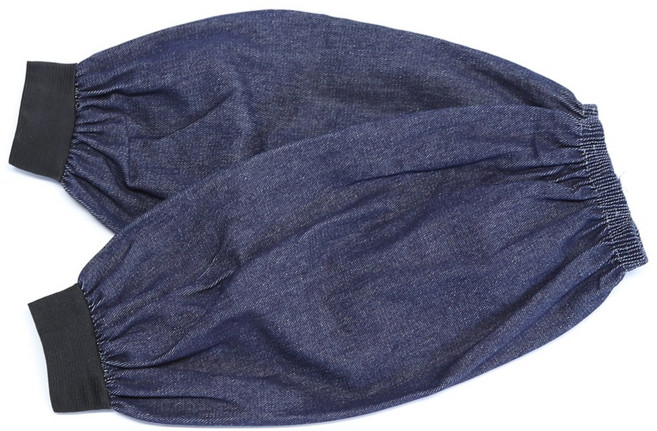 청토시 작업 토시 공방 미술 용접 팔 데님, 1개, 청색