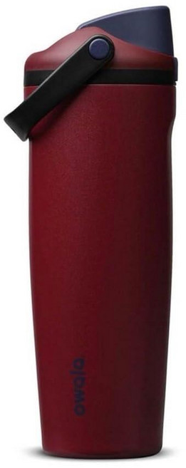 Owala FreeSip Sway 스테인리스 스틸 단열 텀블러 빨대 포함 버건디 베이 887.2ml(30온스)