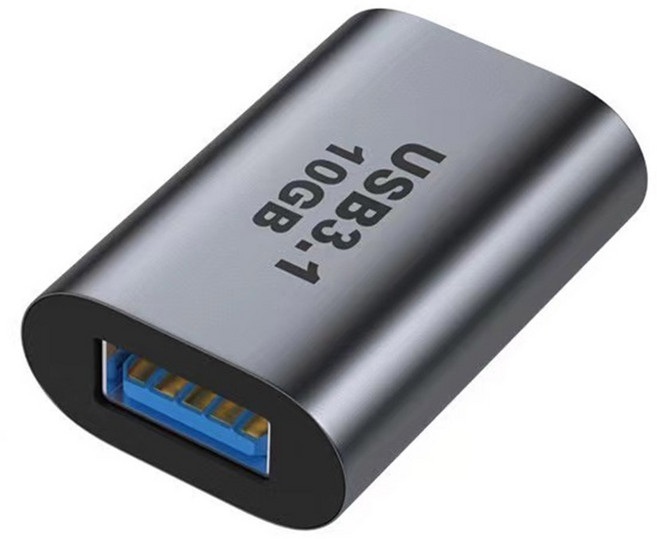 호후 C타입-A타입 USB 3.1 변환 otg 10GB 속도연결 고속 젠더 어댑터, 3.3cm, 그레이, 1개