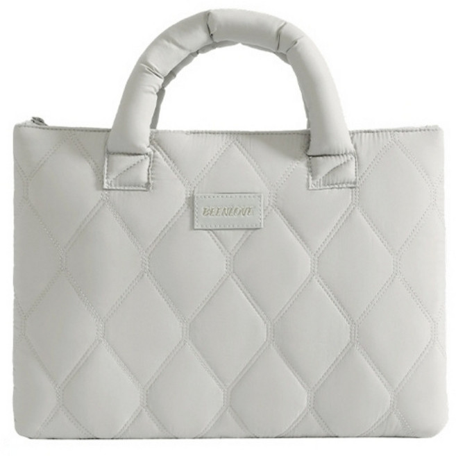 노트북 파우치 누빔 패턴 맥 아이패드 탭, 1개, 그레이