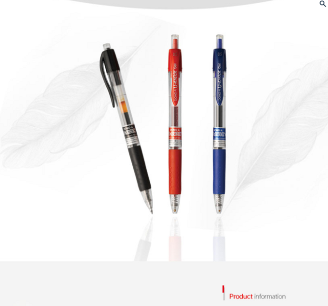 동아 유노크펜 0.5mm, Blue, 12개