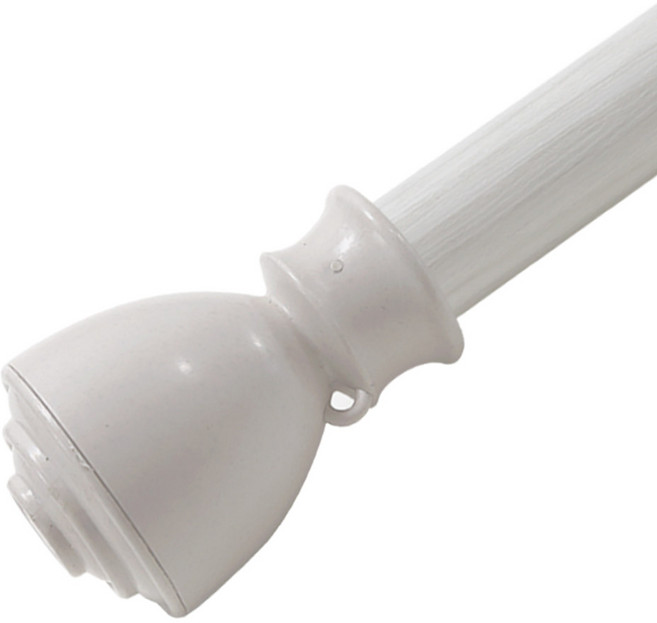 썬데코 25mm 로즈 커튼봉 + 조절 브라켓, 연오크