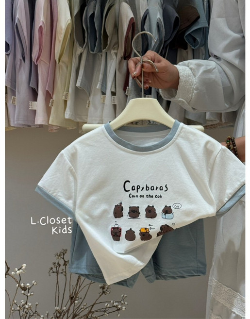 LC.kids 棉感日常可愛兔子套裝