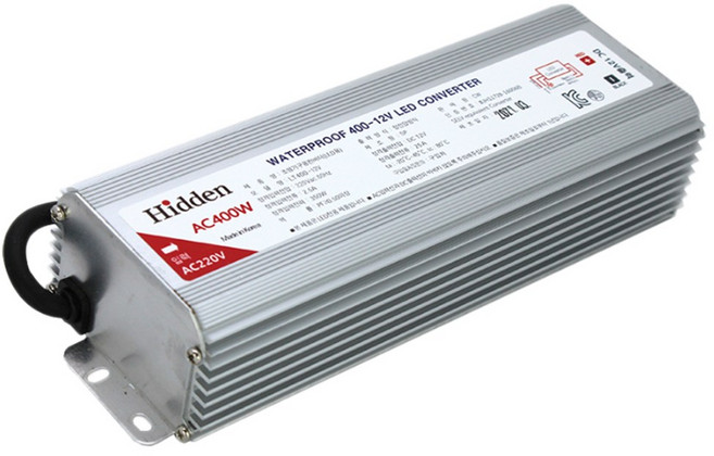 Hidden 방수 SMPS 12V LED 안정기 400W, 1개