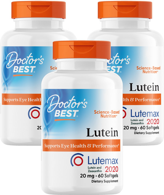 닥터스베스트 루테인 20mg 소프트젤, 60정, 3개