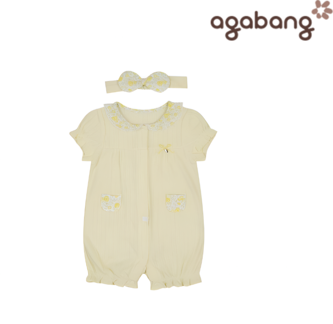 [아가방 우주복] 사샤반소우주복 (헤어밴드) 백일 돌 선믈하기T3