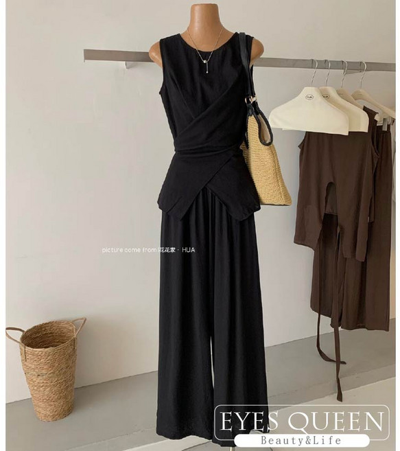 EYES QUEEN 棉麻兩件式套裝
