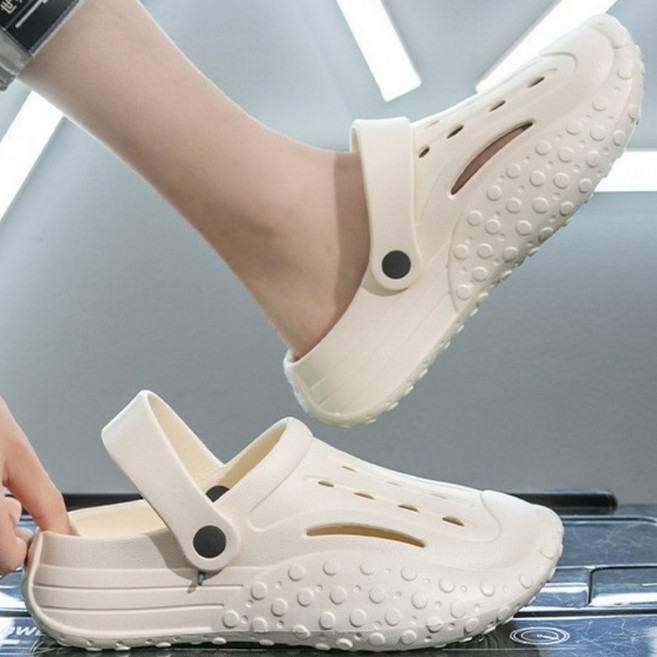 스마일유니버스 남여공용 EVA 컴포트 쿠션 웨이브 샌들 발편한 슬리퍼