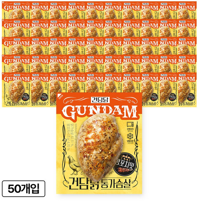 건담닭 통가슴살 양꼬치맛, 50개, 100g