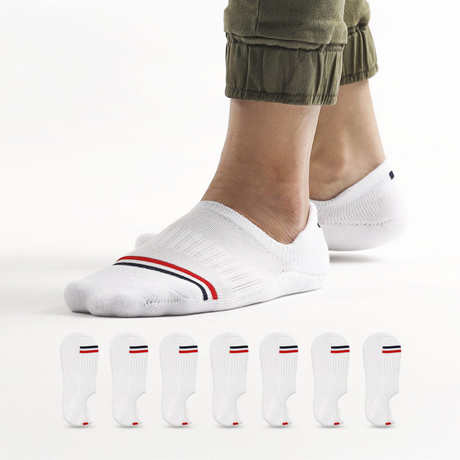 카리클링 [국내산 7컬레 세트] 남성 빅사이즈 큰발 양말 남자 스포츠 페이크삭스