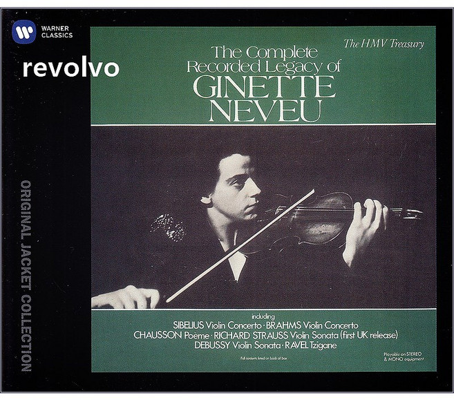 The Complete Recorded Legacy of Ginette Neveu 지네트 느뵈 - EMI 녹음 전집 [오리지널 LP 박스 재킷][4CD 한정반]