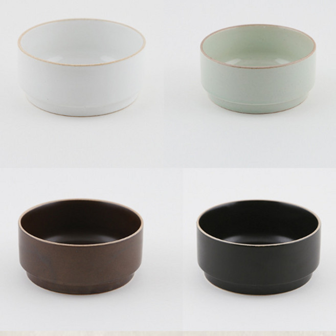 옳음 공기 밥그릇 신혼그릇 4color, 브라운, 1개