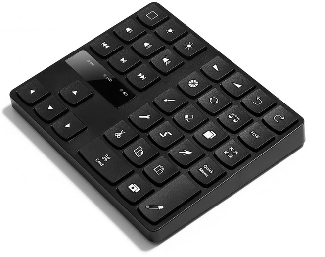 프로크리에이트 USB 수신기용 디지털 드로잉 키패드 긴 배터리 수명 35키 10미터 유효 거리 키보드