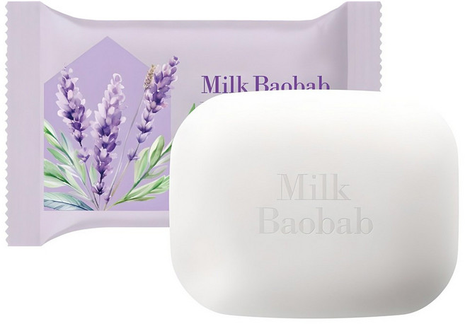 밀크바오밥 오리지널 비누 라벤더가든, 100g, 2개입