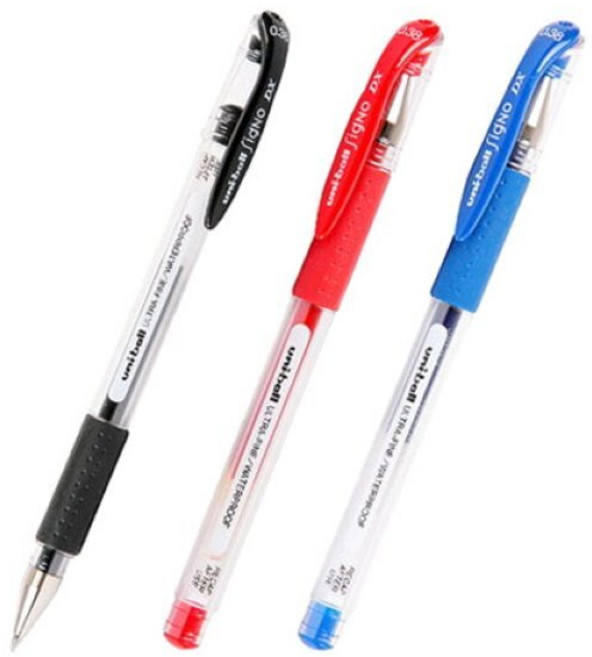 [예스24배송] 미쯔비시 유니볼 시그노 DX UM-151 중성펜_0.28mm_블랙 : 극세식 부드러우면서 볼의 흔들림이 거의없음