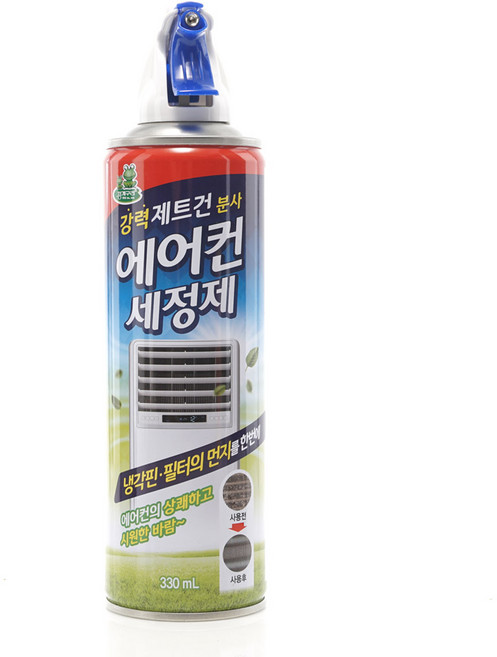 청개구리 청소도구 에어컨세정 냉각핀 먼지제거 330ml, 1개