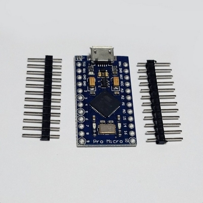 ATmega32U4-MU 프로 마이크로 보드 - 16MHz 5V - 마이크로 USB 타입 B - 아두이노 호환