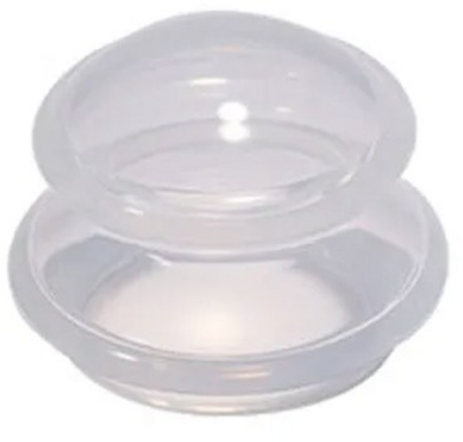 셀룰 라이트 실리콘 빨판 페이스 마사지 항아리 진공 흡입 부항 바디 슬리밍 액세서리, [06] White-M, 1개, 화이트