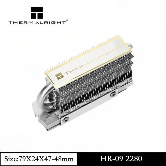 Thermalright HR10 2280 PRO SSD 쿨러 방열판 냉각 양면 데스크탑 고성능, 02 HR-09 2280, 02 HR-09 2280