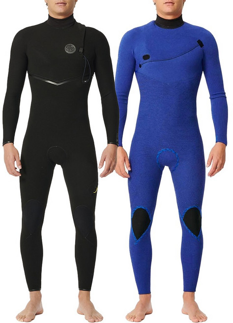 립컬 서핑슈트 웻슈트 E7 이밤 4/3mm 집프리 [RW40WS40M BLK]