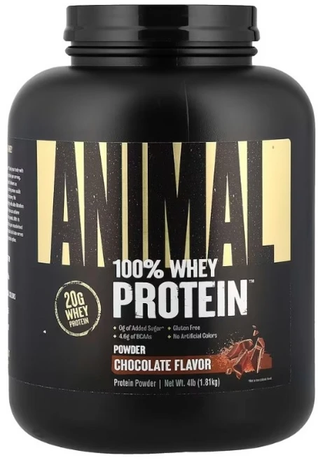 애니멀 100% 유청 프로틴 파우더 초코 퍼지 4 lb (1.81 kg), 1개, 1.81kg - 쿠팡