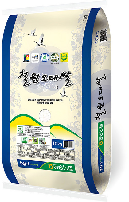 철원오대쌀 2025년 햅쌀 두루웰 백미, 상등급, 10kg, 1개