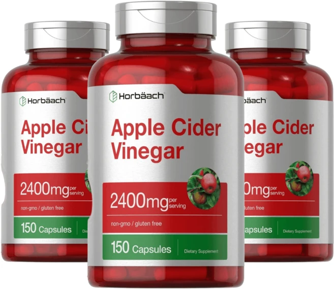 호바흐 애플사이다비니거 2400mg 150캡슐 3개, 150정 3개, 150정 - 쿠팡