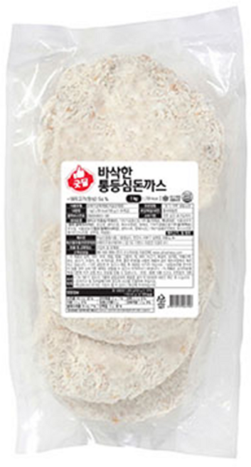 굿딜 바삭한 통등심 돈까스, 1개, 1kg