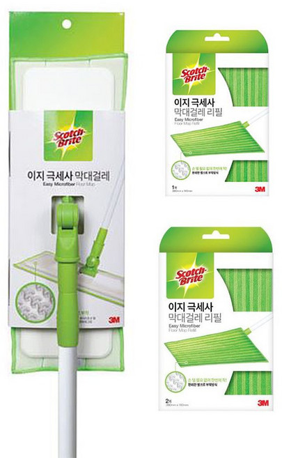 3M 스카치브라이트 이지 극세사 막대걸레, 이지막대걸레, 1개