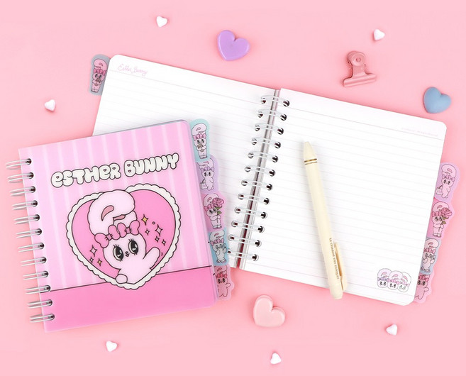 에스더버니 인덱스노트(100매), 핑크, 상세설명 참조