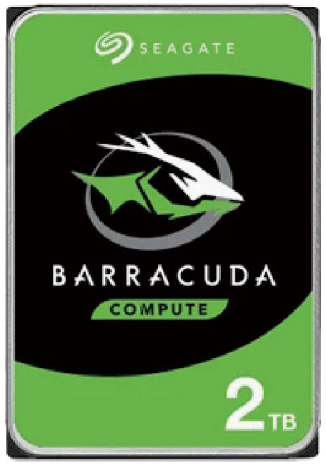 Seagate 希捷 BarraCuda 梭魚 2TB 3.5吋桌上型硬碟 ST2000DM008, 1個