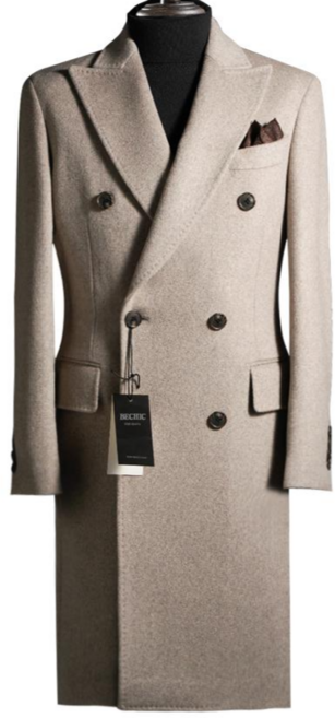 비시크 로틴즈 더블 캐시미어 울 코트