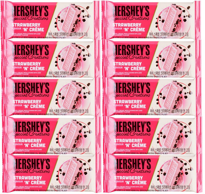 롯데 허쉬 스페셜 크리에이션 스트로베리, 10개, 38g