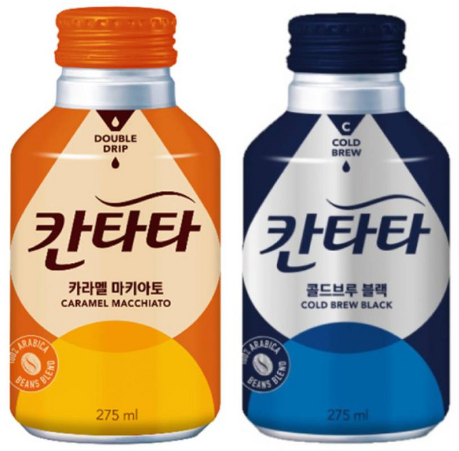 칸타타 카라멜 마끼야토 275mlx12개+칸타타 콜드브루 블랙 275mlx12캔, 1개, 275ml