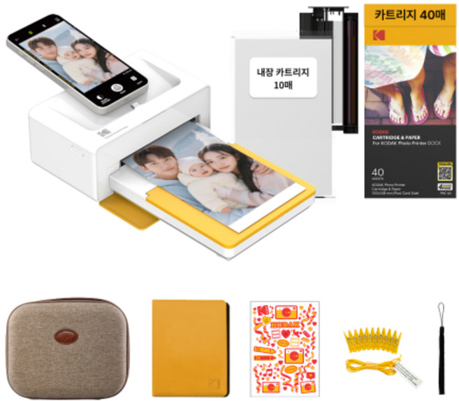 매장정품 코닥 KODAK CAMERA 도크2 도크플러스 PD46050매악세사리 번들 가정용 포토프린터 PD460악세사리 667816, 코닥 도크2 PD460+악세사리 번들