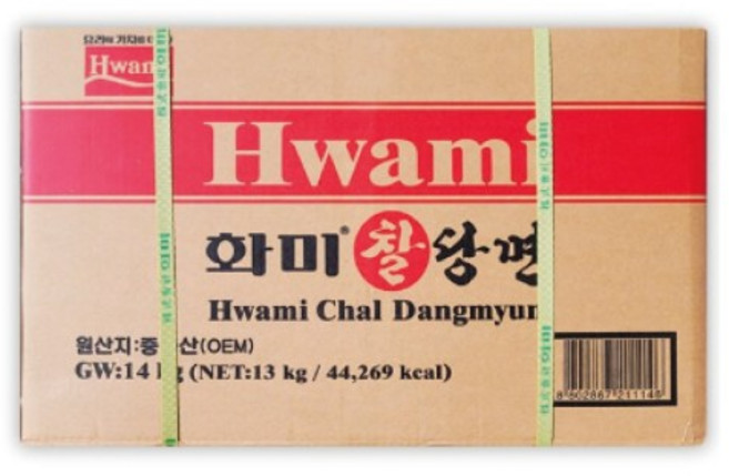 화미 찰당면 大 잡채요리용, 1개, 14kg