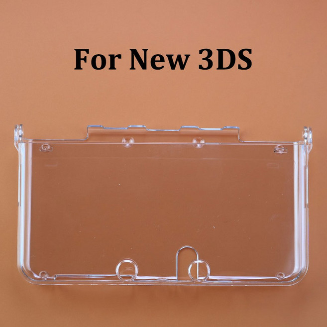 1pcs 플라스틱 투명 크리스탈 하드 쉘 케이스 커버 3DS 용 새로운 XL LL NDS Lite NDSL NDSi GBA SP PSP PSV 1000 2000, For New 3DS, 1개